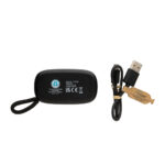 RCS recycled plastic & bamboo TWS earbuds - Image 4