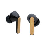 Bamboo TWS earbuds with RCS recycled plastic - Image 3