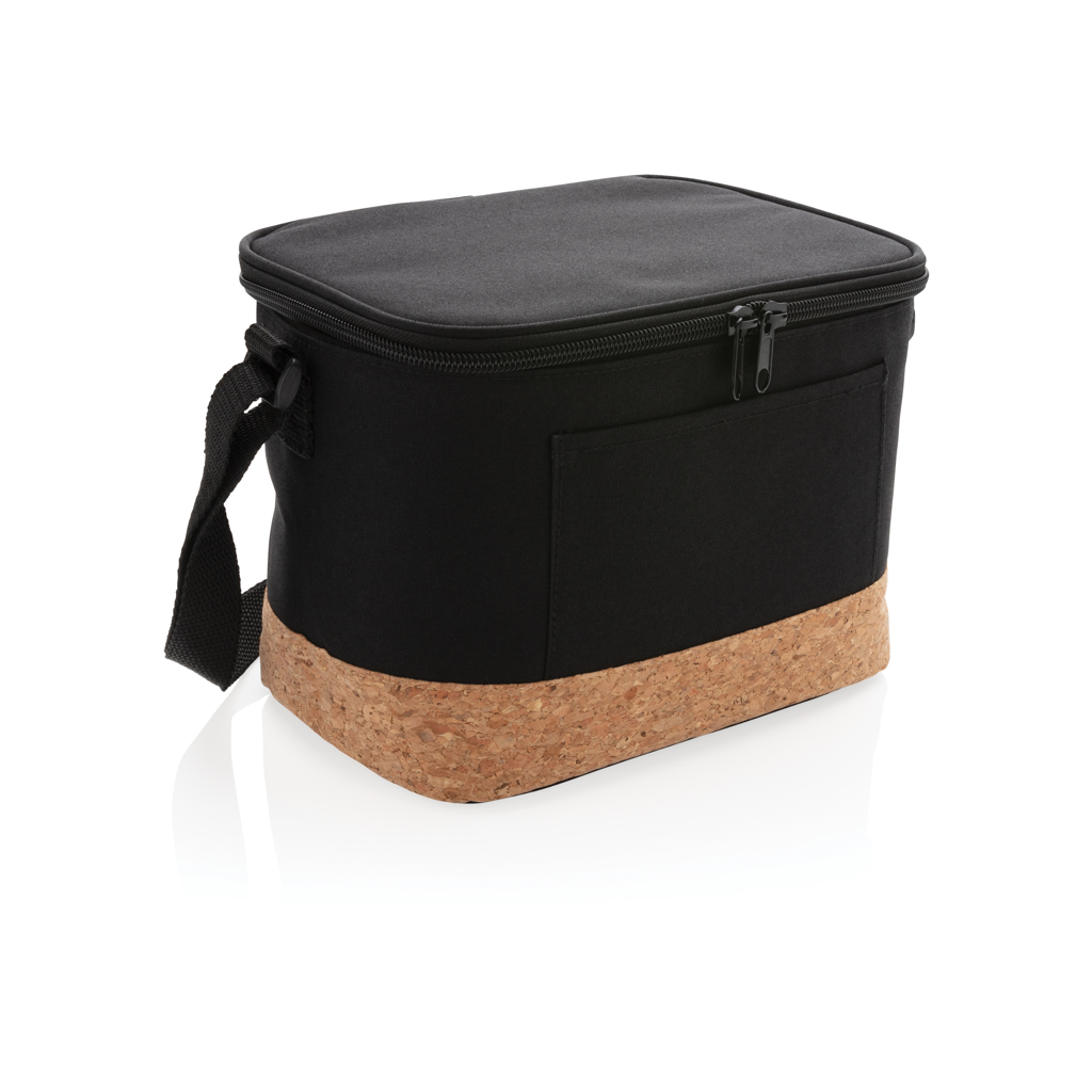 P422.261__B_1__ab7111b244094ccbb48c06b2fffe8610 Two tone cooler bag with cork detail - Image 1
