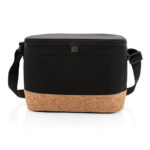 Two tone cooler bag with cork detail - Image 3
