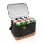 Impact AWARE™ XL RPET two tone cooler bag with cork detail - Image 2