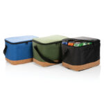 Impact AWARE™ XL RPET two tone cooler bag with cork detail - Image 7