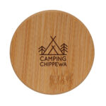 Double wall borosilicate glass with bamboo lid 250ml 2pc set - Image 6