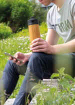 Bogota vacuum bamboo coffee mug - Image 10