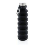 Leakproof collapsible silicone bottle with lid - Image 2