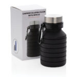 Leakproof collapsible silicone bottle with lid - Image 8