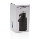 Leakproof collapsible silicone bottle with lid - Image 9
