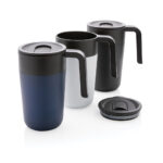 GRS Recycled PP and SS mug with handle - Image 11