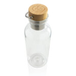 RCS RPET bottle with bamboo lid and handle - Image 5