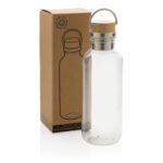 RCS RPET bottle with bamboo lid and handle - Image 9