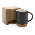 Ceramic mug with cork base 280ml - Image 6