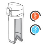 RCS Recycled stainless steel easy lock vacuum mug - Image 6
