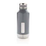 Leak proof vacuum bottle with logo plate - Image 2