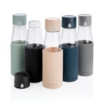 Ukiyo glass hydration tracking bottle with sleeve - Image 6