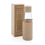 Ukiyo glass hydration tracking bottle with sleeve - Image 8