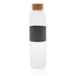 Impact borosilicate glass bottle with bamboo lid - Image 2