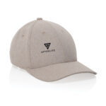 Milo AWARE™ recycled heather 6 panel cap 200gr - Image 3