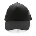 Impact AWARE™ Brushed rcotton 5 panel trucker cap 190gr - Image 2