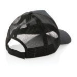 Impact AWARE™ Brushed rcotton 5 panel trucker cap 190gr - Image 3