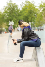 Impact AWARE™ Brushed rcotton 5 panel trucker cap 190gr - Image 8