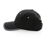 Impact AWARE™ Brushed rcotton 6 panel contrast cap 280gr - Image 4