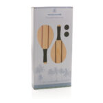 Wooden frescobol tennis set - Image 7