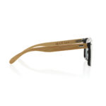 Prism RCS recycled plastic sunglasses with bamboo frame - Image 3