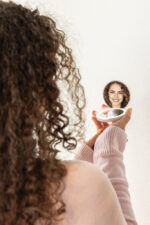 Lumora RCS recycled plastic LED re-chargeable make-up mirror - Image 2