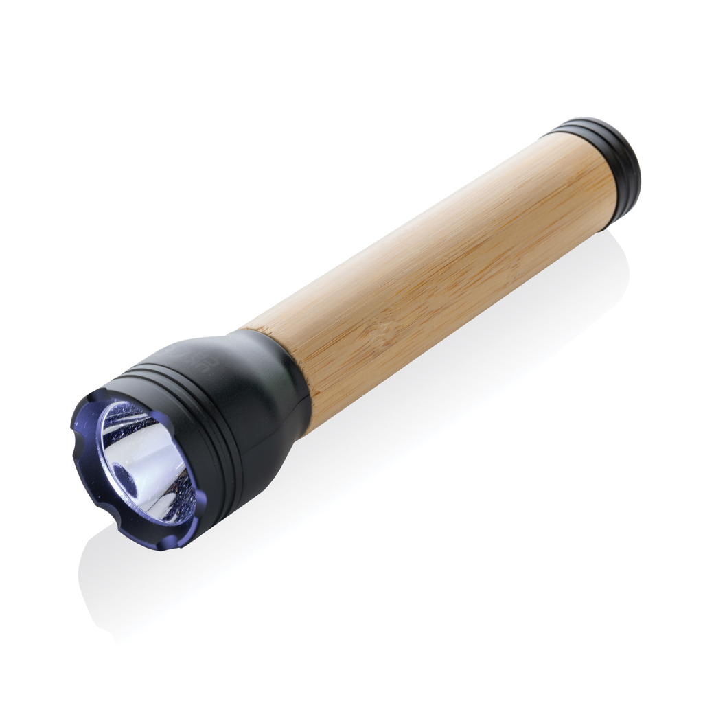 P513.791__B_1__0a5adea931e948f2b07e32d626c8bfad Lucid 5W RCS certified recycled plastic & bamboo torch - Image 1