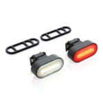 Lumino RCS recycled plastic USB re-chargeable bike light set - Image 2