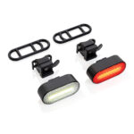 Lumino RCS recycled plastic USB re-chargeable bike light set - Image 3
