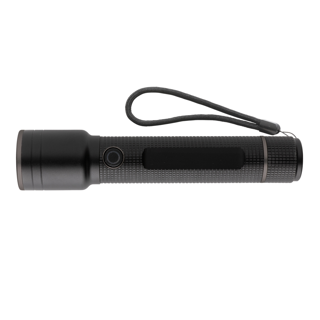 P513.921__B_1__7bdf2b99ec4747e08f426015251faf89 Gear X RCS recycled aluminium USB-rechargeable torch large - Image 1