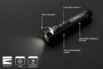 RCS recycled aluminium USB-rechargeable heavy duty torch - Image 11