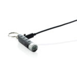 Globix RCS recycled plastic USB re-chargeable keychain torch - Image 3