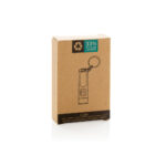 Globix RCS recycled plastic USB re-chargeable keychain torch - Image 8