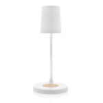 Zenara RCS recycled plastic and cork 15W wireless desk lamp - Image 2