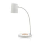 Zenara RCS recycled plastic and cork 15W wireless desk lamp - Image 3