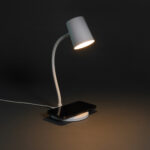 Zenara RCS recycled plastic and cork 15W wireless desk lamp - Image 8