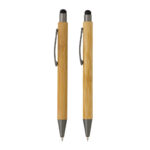 Bamboo modern pen set in box - Image 3