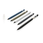 Aluminium inkless pen with eraser - Image 4