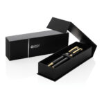 Swiss Peak Luca RCS recycled brass deluxe pen set - Image 6