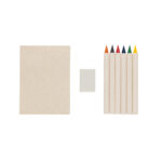 Micki GRS infinity 6pc colouring pencil set with notepad - Image 2