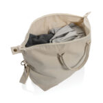 Kezar AWARE™ 500 gsm recycled canvas deluxe weekend bag - Image 2