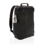 Fashion black 15.6" laptop backpack PVC free - Image 2