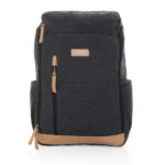 Impact AWARE™ 16 oz. recycled canvas 15" laptop backpack - Image 2