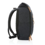 Impact AWARE™ 16 oz. recycled canvas 15" laptop backpack - Image 3