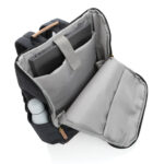 Impact AWARE™ 16 oz. recycled canvas 15" laptop backpack - Image 6