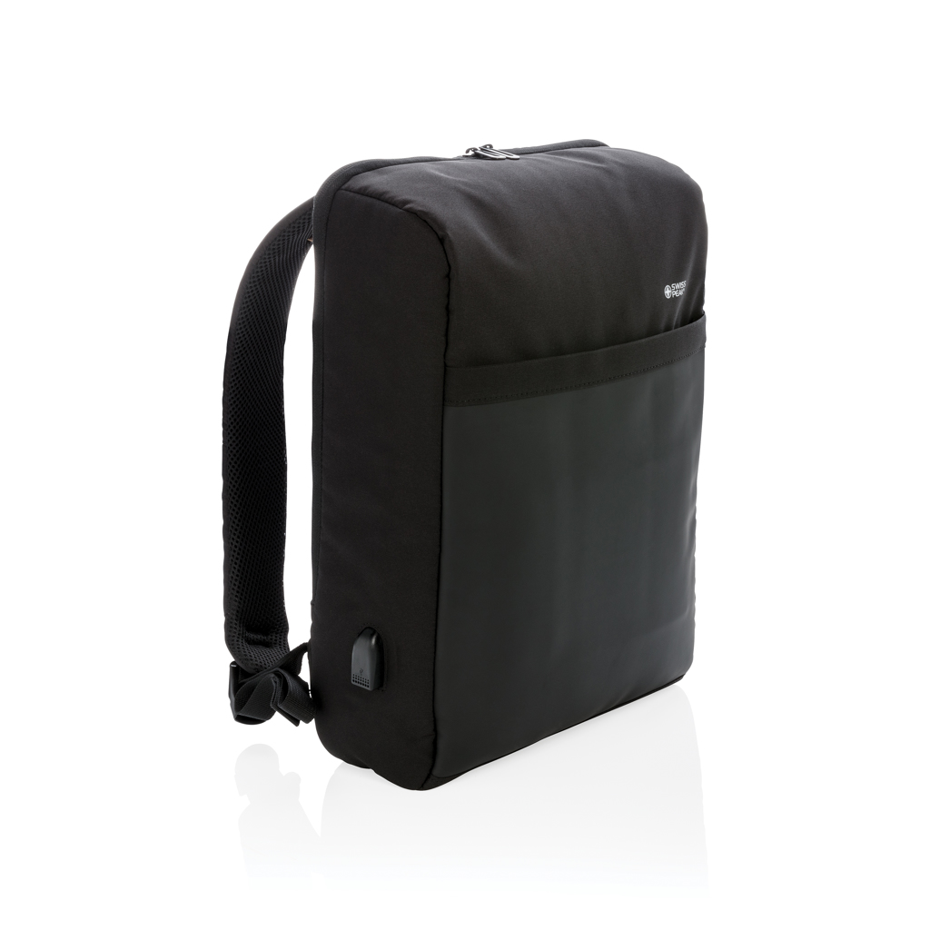 P762.371__B_1__8661ee4a750f49c9ba6c89a8c5f5dc61 Swiss Peak 15" anti-theft RFID & USB backpack PVC free - Image 1