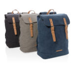 Canvas laptop backpack PVC free - Image 9