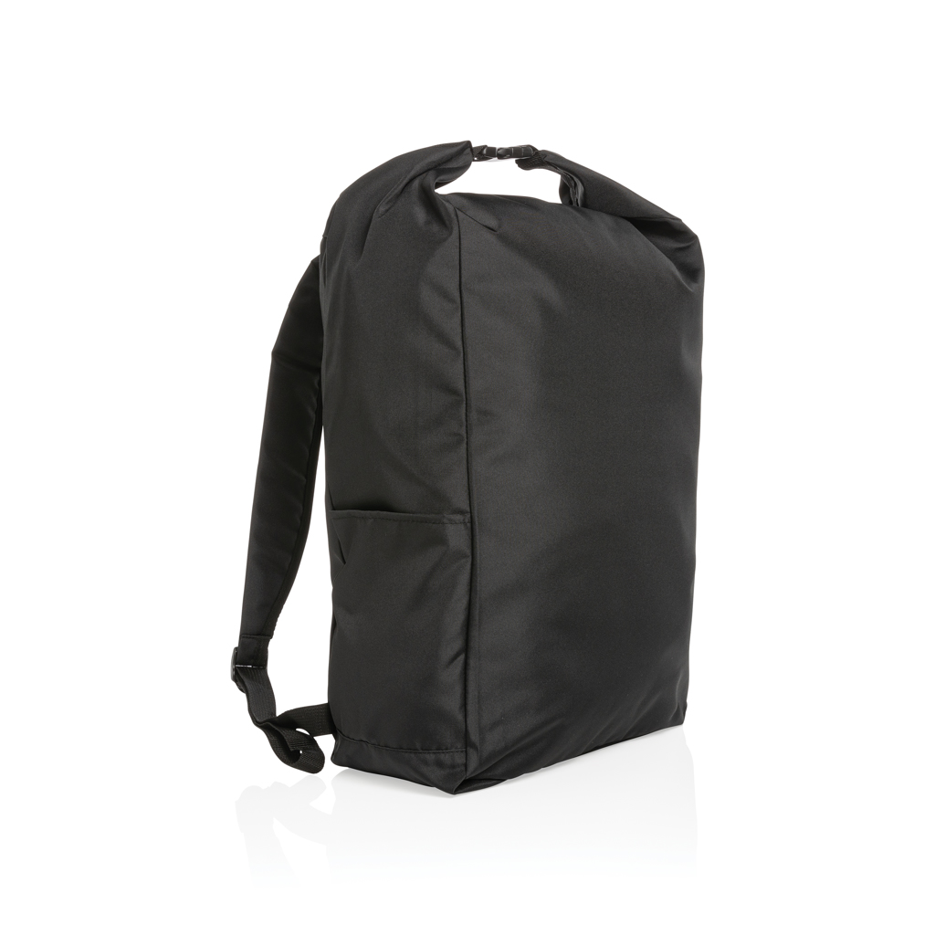 P762.751__B_1__cf29309d2b55409faaf404582da9014f Impact AWARE™ RPET lightweight rolltop backpack - Image 1